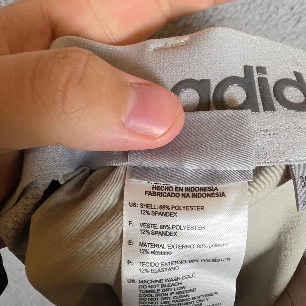 Adidas Ultimate Tapered Pant Mens 38x32‎ Sesame Performance Golf Outdoor NEW